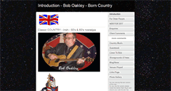 Desktop Screenshot of boboakley.co.uk